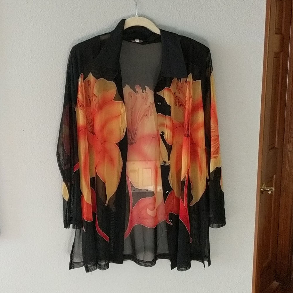 Sheer blouse